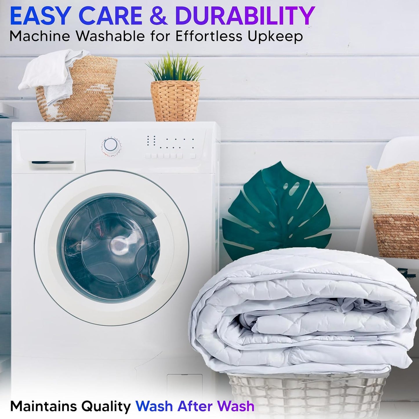 Mattress Pad - King-Size 78"x80"x15" (A/B) ELASTIC BAND