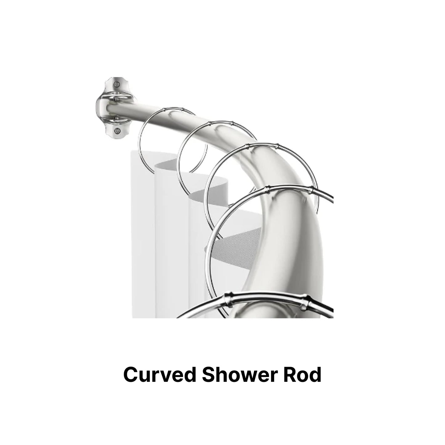 Curved Shower Rod