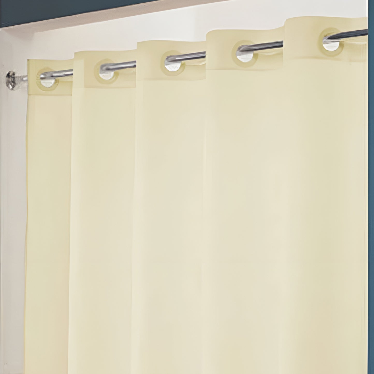 Shower Curtain -72x 77 - Snap -Hookless Biege Color- 12/cs