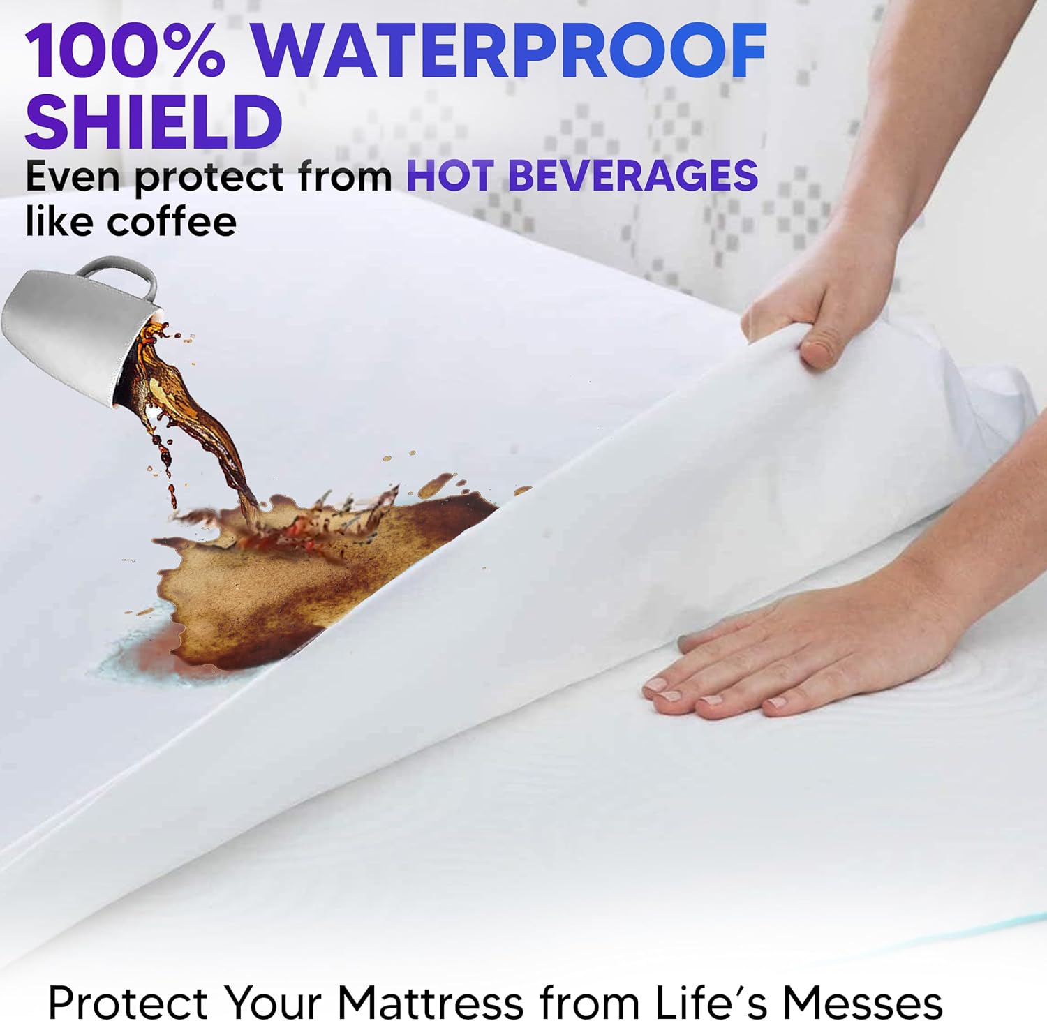 Mattress Encasement Protector -Full -  WaterProof - FITTED = 54"x80"x15" / 10pcs/box