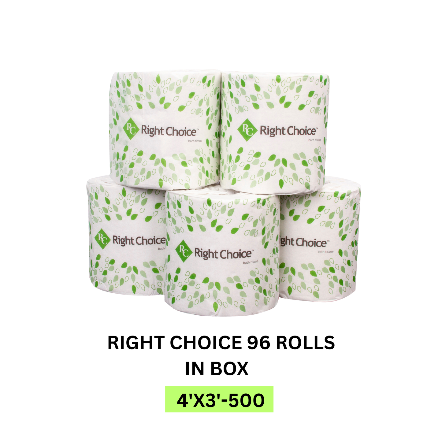 Right Choice - 4'x3'-500 96rolls/box