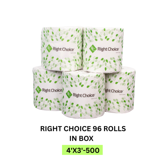 Right Choice - 4'x3'-500 96rolls/box