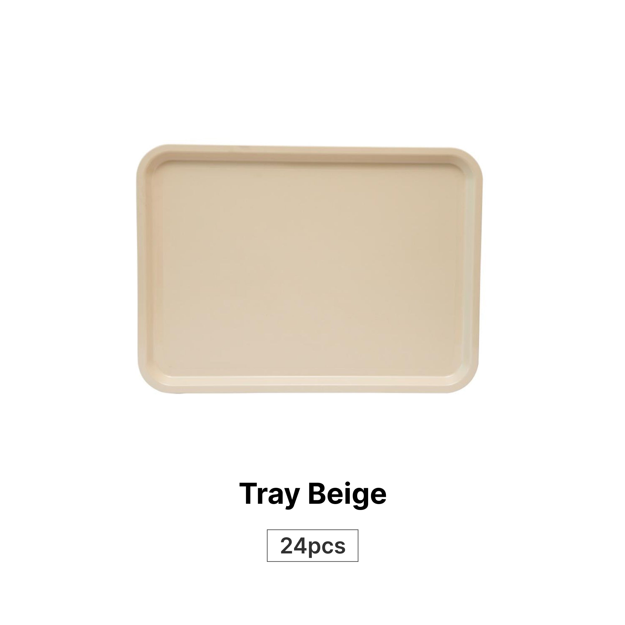 Tray Beige - 24pcs